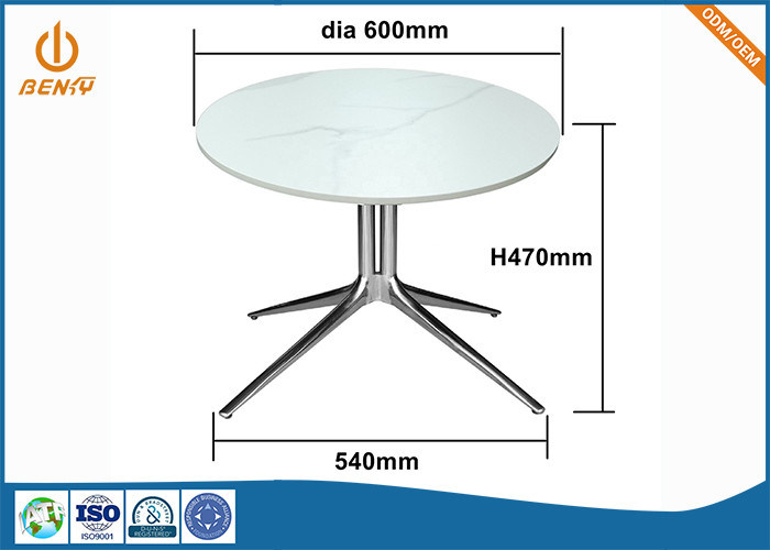Phụ tùng đồ nội thất văn phòng OEM bằng nhôm ADC12 Bàn cà phê bằng kim loại