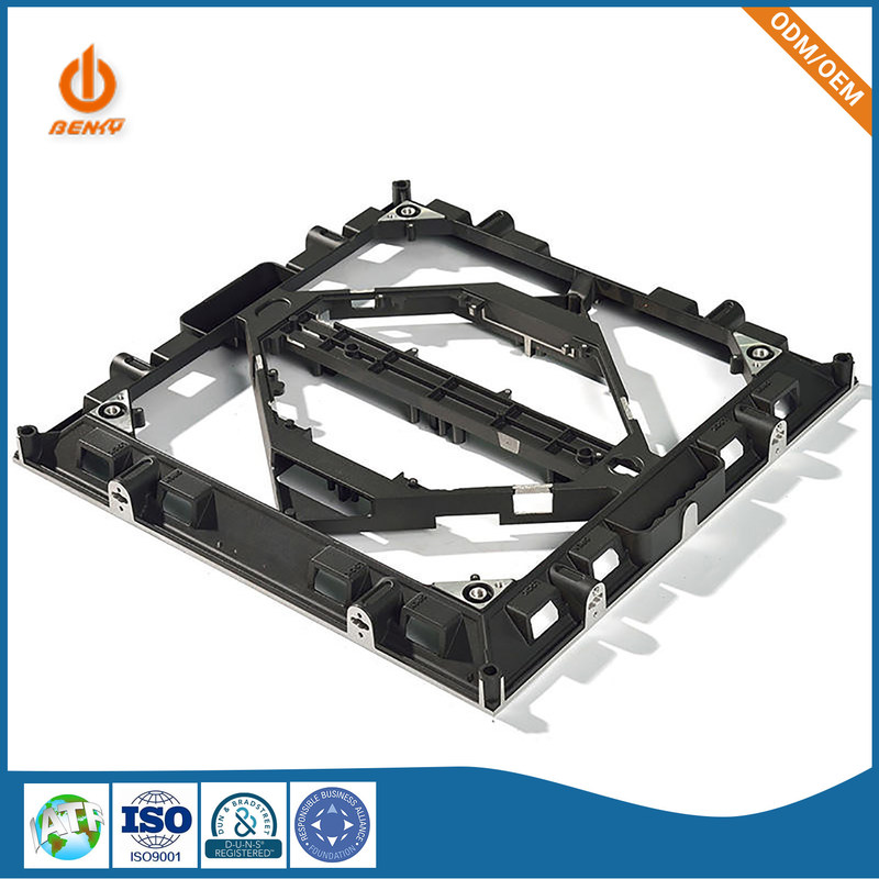 Bộ phận đúc khuôn Khung tường Bảng điều khiển phía sau Nhôm Màn hình hiển thị LED HD trong nhà Bảng nối đa năng Tủ trọng lực hợp kim