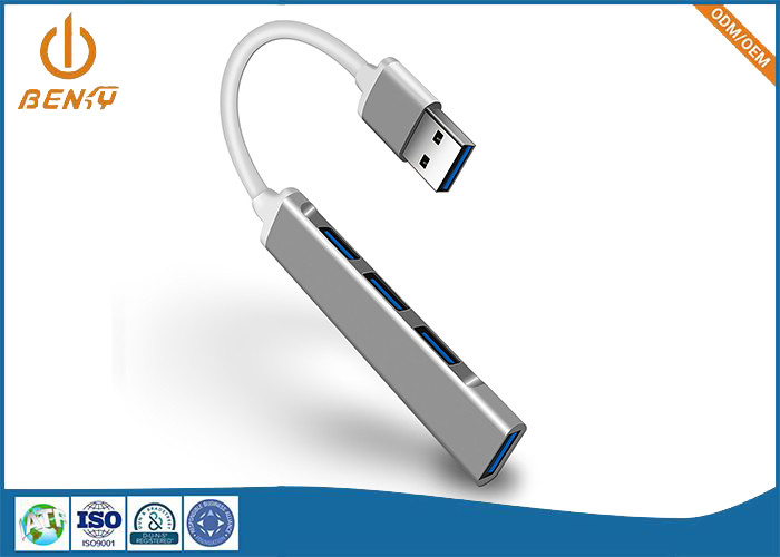 Đầu nối USB Gia công Vỏ nhôm 6 trong 1 Bộ điều hợp đế cắm USB Hub đa cổng